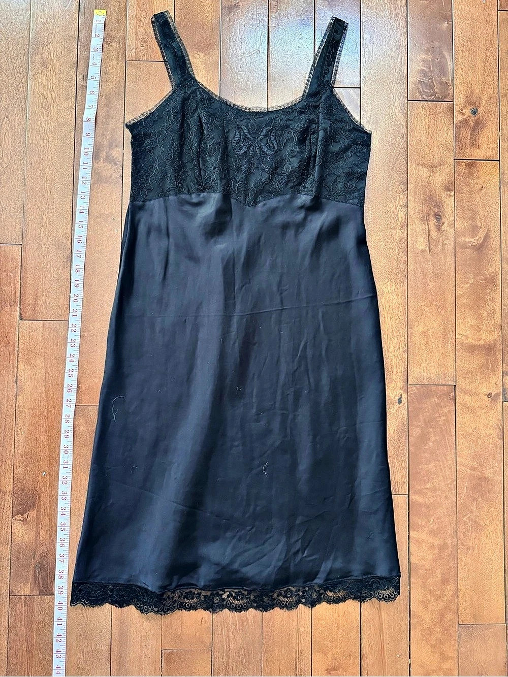 Vintage Black Lace Chemise Like New